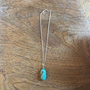 Turquoise stone necklace